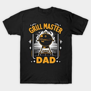 Grill Master Dad Design T-Shirt